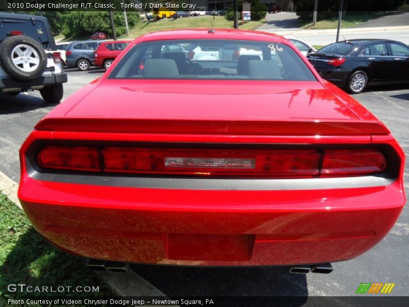 TorRed / Dark Slate Gray 2010 Dodge Challenger R/T Classic