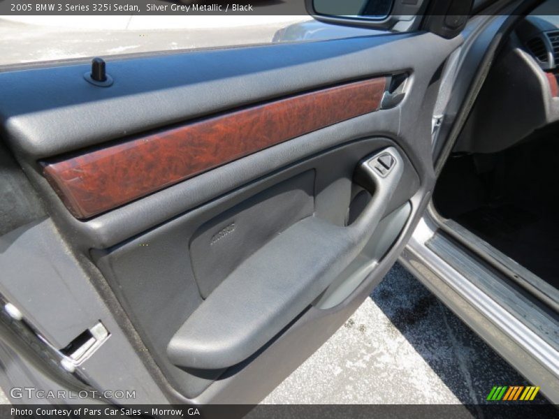 Silver Grey Metallic / Black 2005 BMW 3 Series 325i Sedan