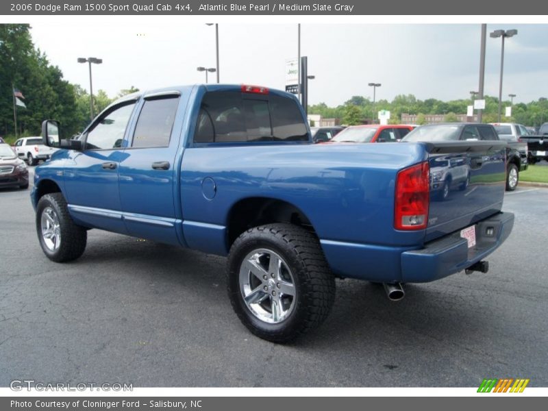 Atlantic Blue Pearl / Medium Slate Gray 2006 Dodge Ram 1500 Sport Quad Cab 4x4