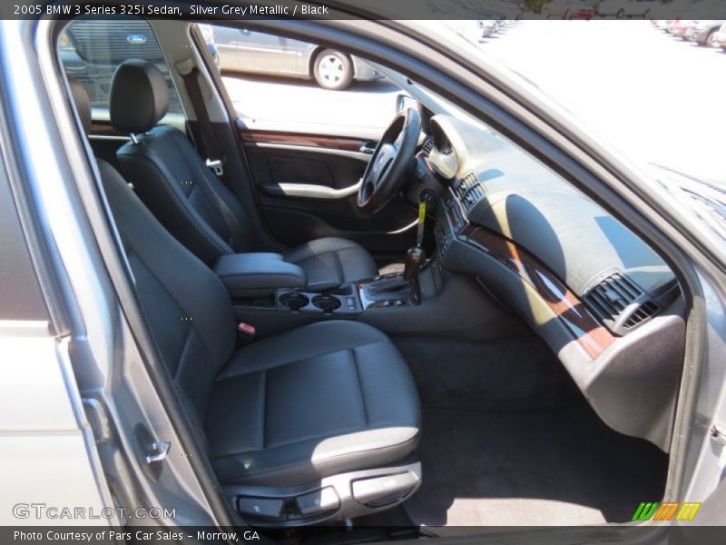 Silver Grey Metallic / Black 2005 BMW 3 Series 325i Sedan