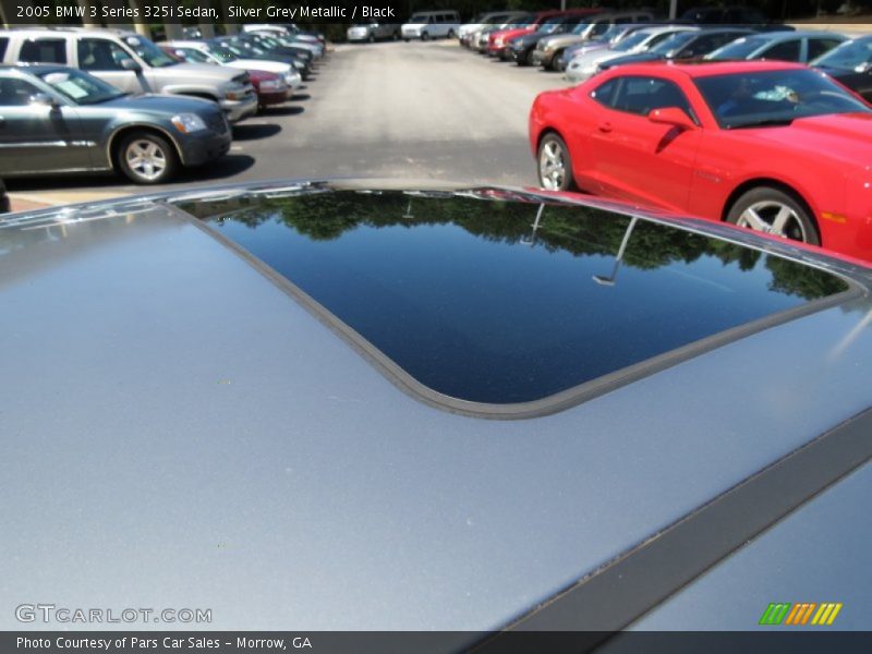 Silver Grey Metallic / Black 2005 BMW 3 Series 325i Sedan