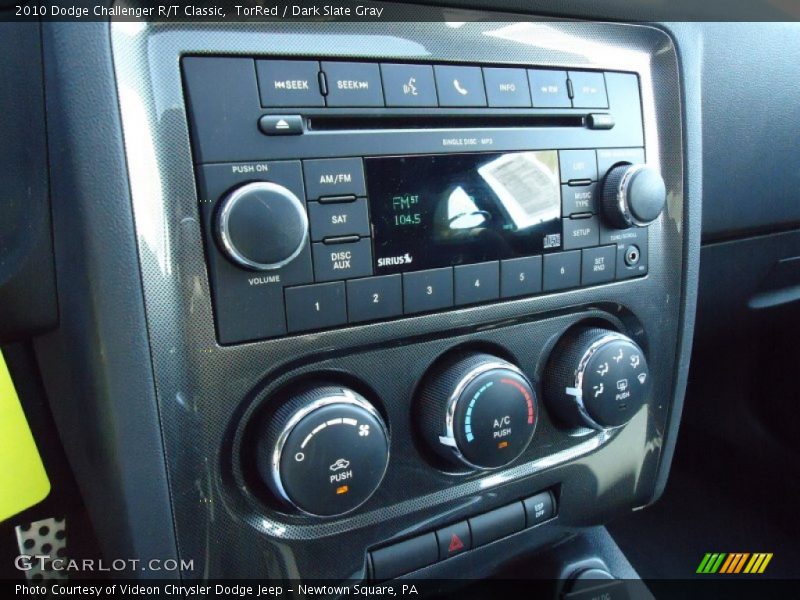 TorRed / Dark Slate Gray 2010 Dodge Challenger R/T Classic