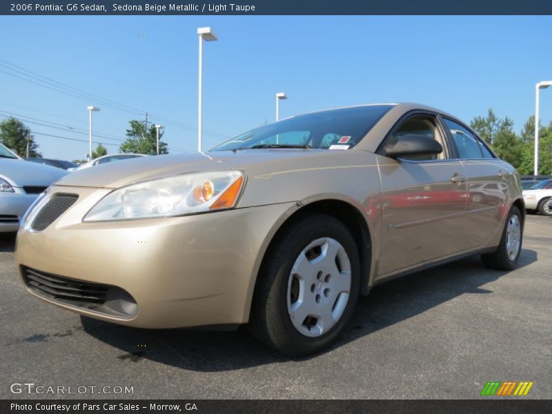 Sedona Beige Metallic / Light Taupe 2006 Pontiac G6 Sedan