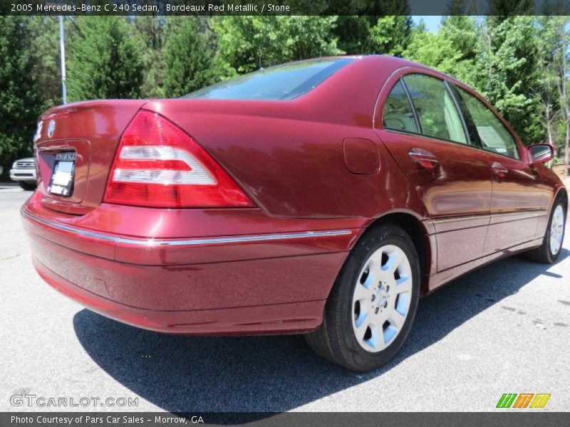 Bordeaux Red Metallic / Stone 2005 Mercedes-Benz C 240 Sedan