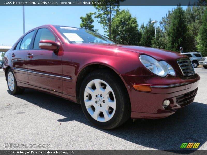 Bordeaux Red Metallic / Stone 2005 Mercedes-Benz C 240 Sedan