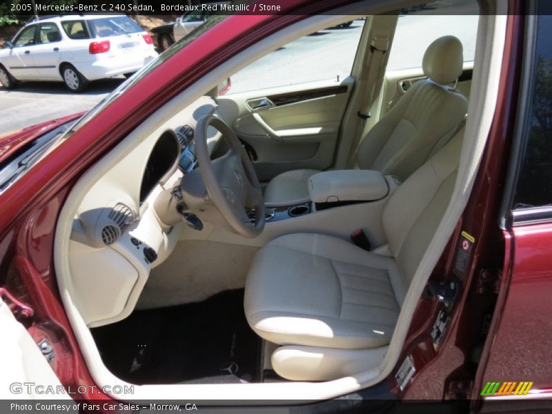 Bordeaux Red Metallic / Stone 2005 Mercedes-Benz C 240 Sedan