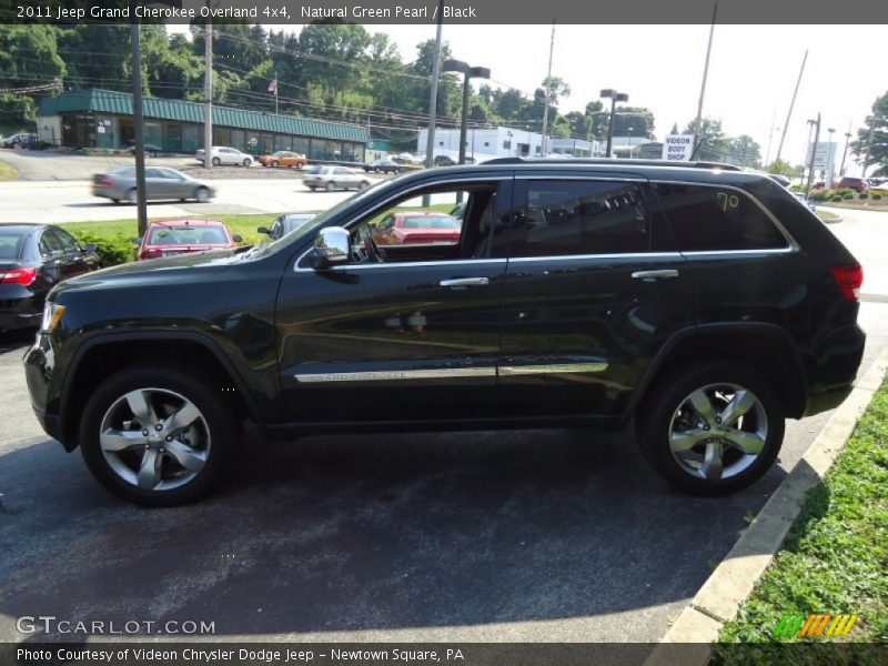 Natural Green Pearl / Black 2011 Jeep Grand Cherokee Overland 4x4