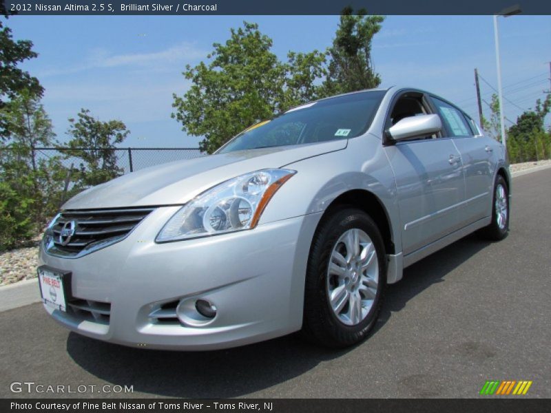 Brilliant Silver / Charcoal 2012 Nissan Altima 2.5 S