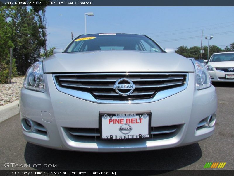 Brilliant Silver / Charcoal 2012 Nissan Altima 2.5 S