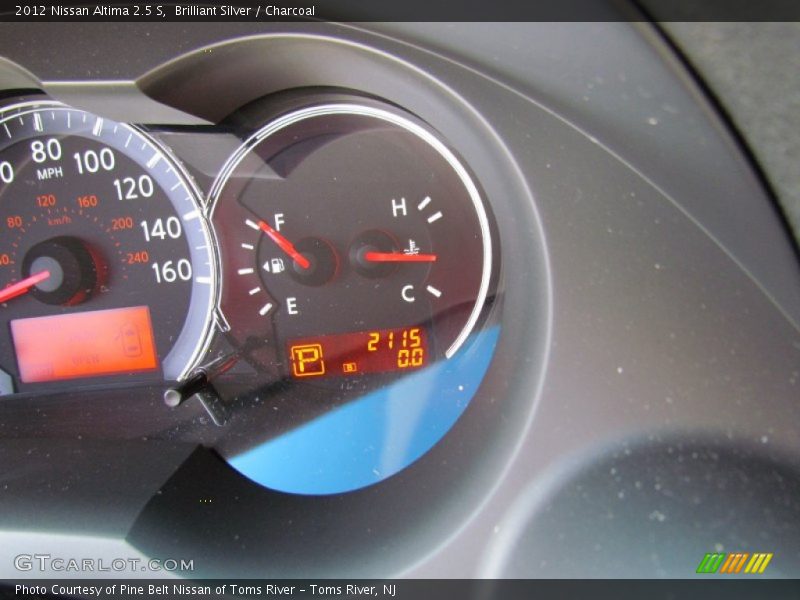 Brilliant Silver / Charcoal 2012 Nissan Altima 2.5 S