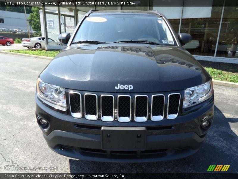 Brilliant Black Crystal Pearl / Dark Slate Gray 2011 Jeep Compass 2.4 4x4