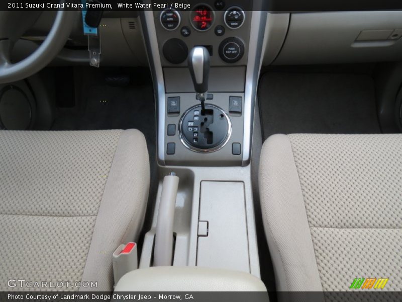 White Water Pearl / Beige 2011 Suzuki Grand Vitara Premium