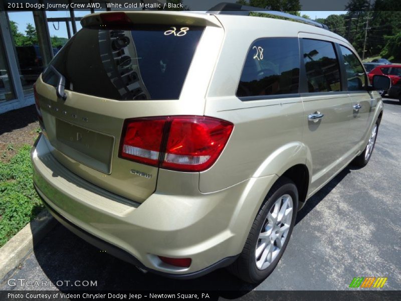  2011 Journey Crew AWD White Gold Metallic