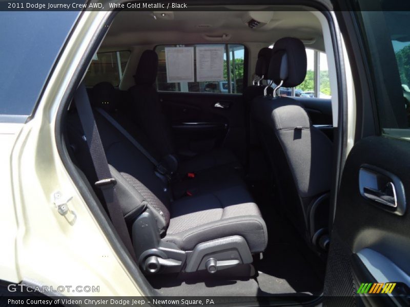White Gold Metallic / Black 2011 Dodge Journey Crew AWD
