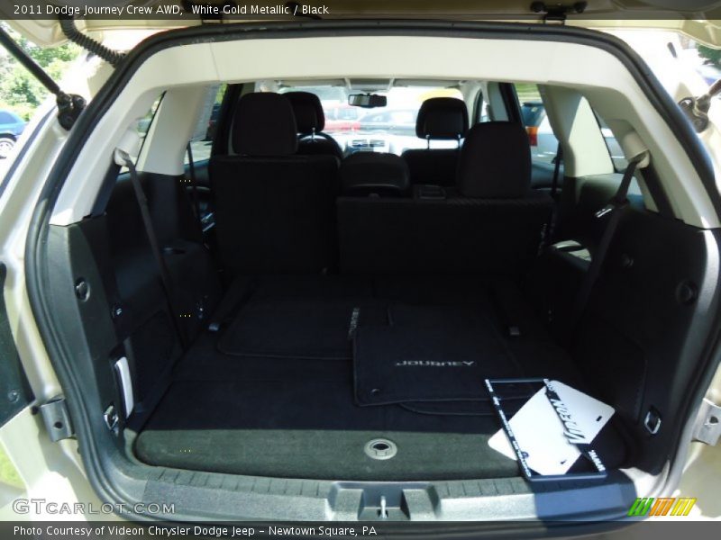 White Gold Metallic / Black 2011 Dodge Journey Crew AWD