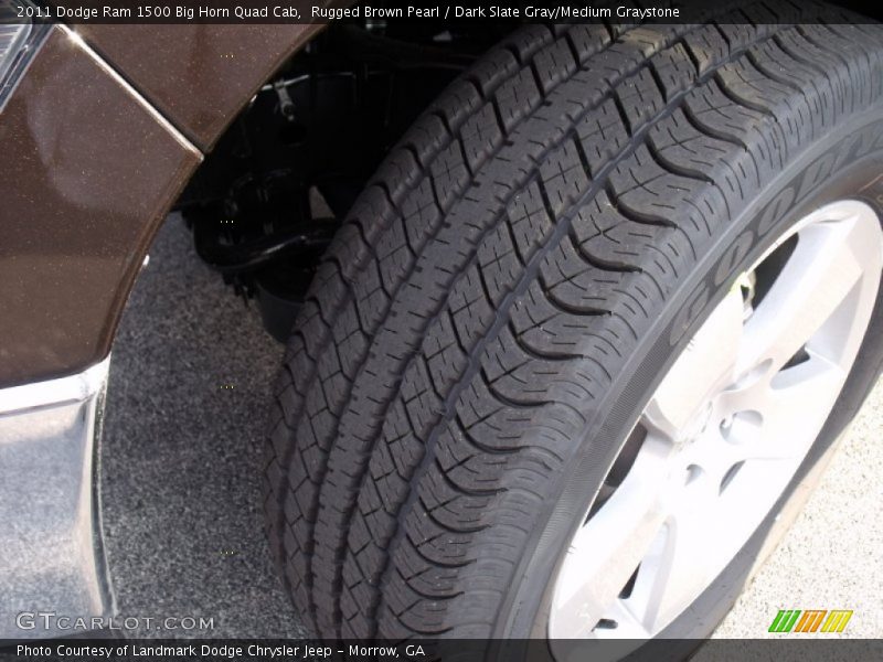 Rugged Brown Pearl / Dark Slate Gray/Medium Graystone 2011 Dodge Ram 1500 Big Horn Quad Cab