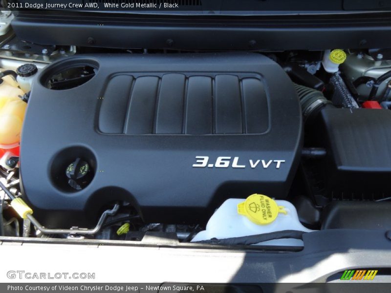  2011 Journey Crew AWD Engine - 3.6 Liter DOHC 24-Valve VVT Pentastar V6