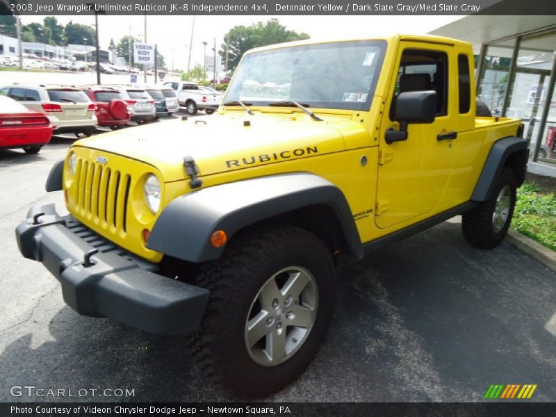 Front 3/4 View of 2008 Wrangler Unlimited Rubicon JK-8 Independence 4x4