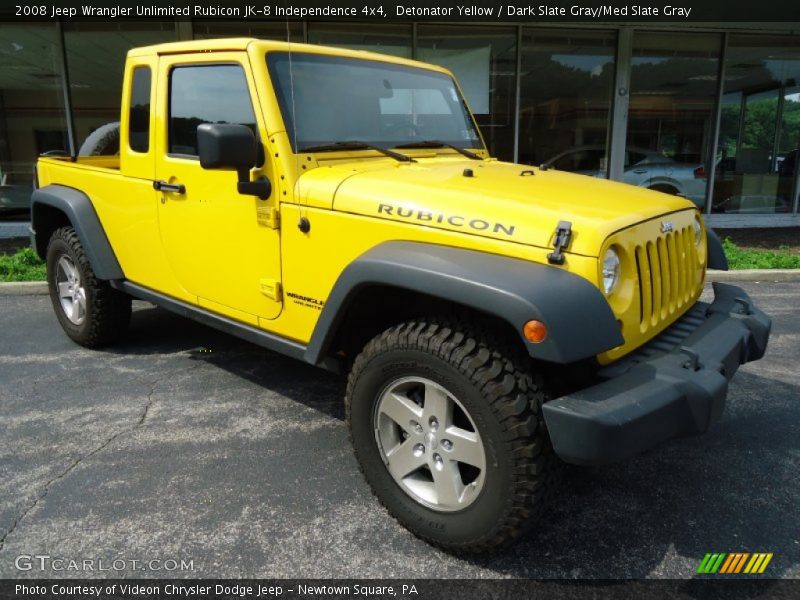 Front 3/4 View of 2008 Wrangler Unlimited Rubicon JK-8 Independence 4x4