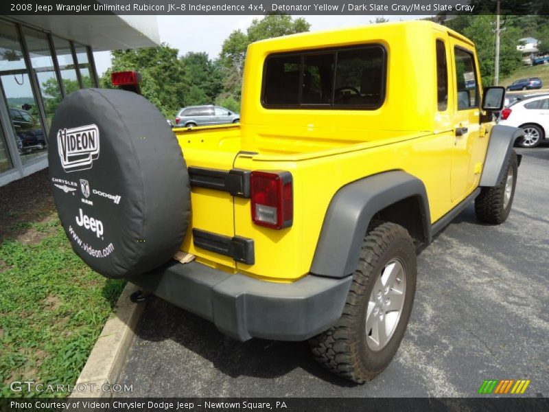 Detonator Yellow / Dark Slate Gray/Med Slate Gray 2008 Jeep Wrangler Unlimited Rubicon JK-8 Independence 4x4
