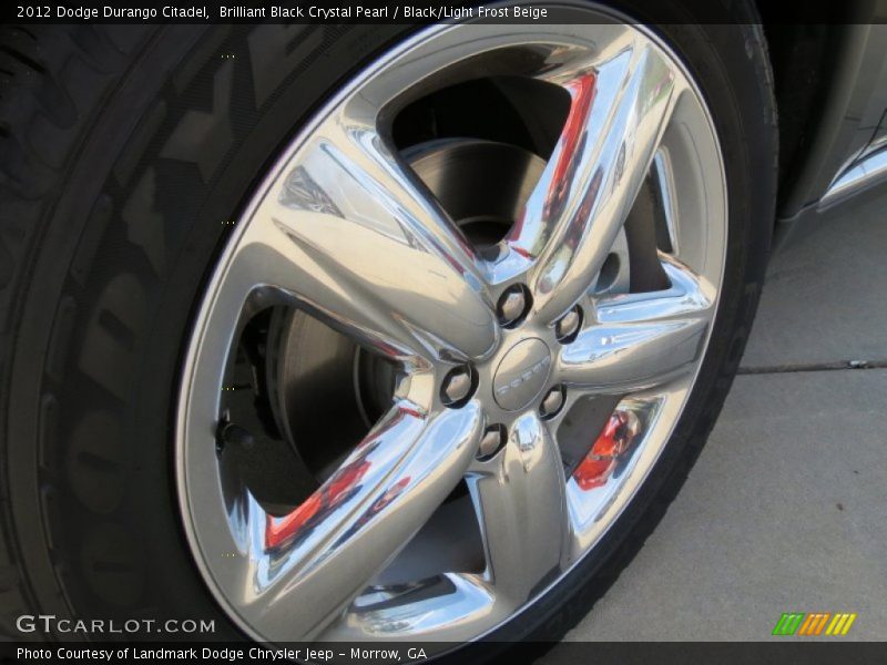 Brilliant Black Crystal Pearl / Black/Light Frost Beige 2012 Dodge Durango Citadel