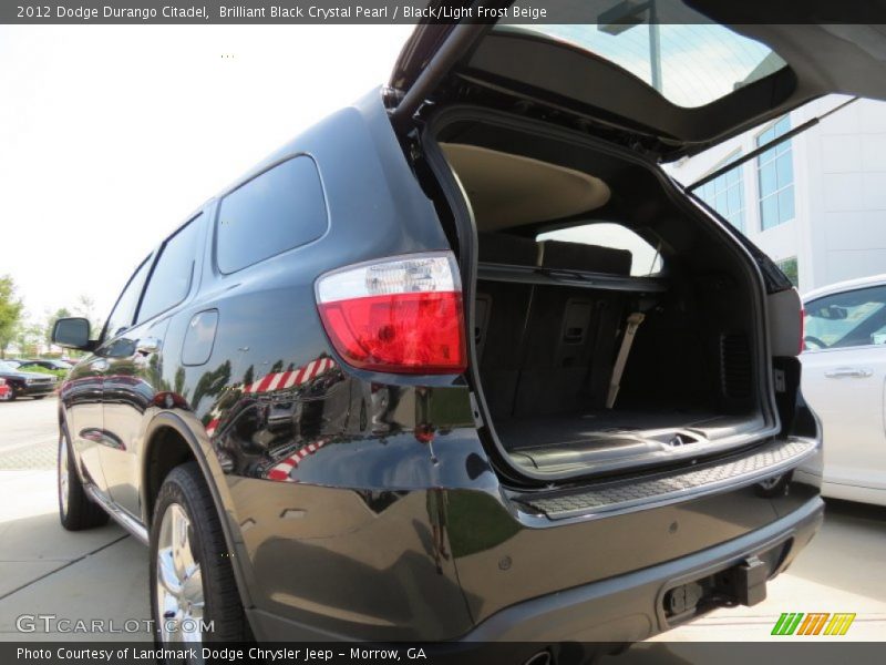 Brilliant Black Crystal Pearl / Black/Light Frost Beige 2012 Dodge Durango Citadel