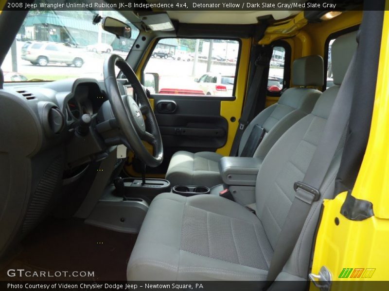 Front Seat of 2008 Wrangler Unlimited Rubicon JK-8 Independence 4x4