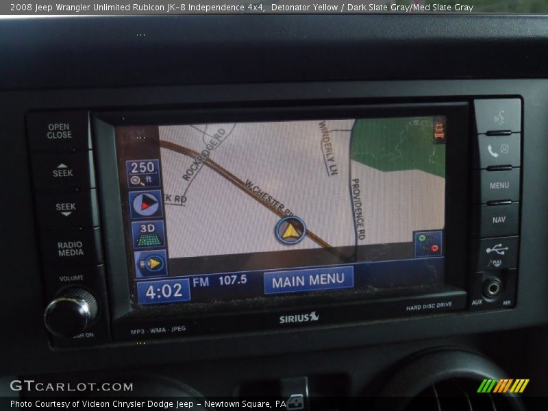 Navigation of 2008 Wrangler Unlimited Rubicon JK-8 Independence 4x4