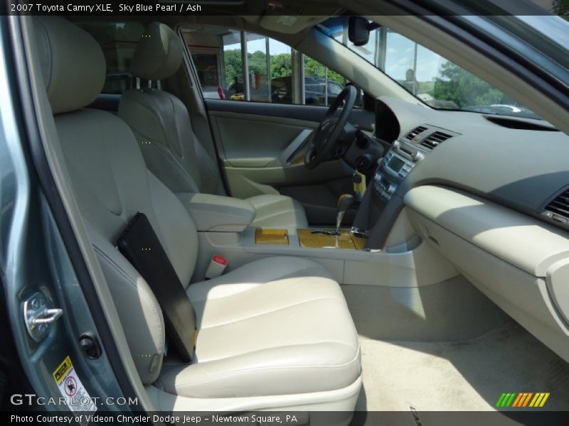 Sky Blue Pearl / Ash 2007 Toyota Camry XLE