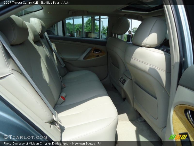 Sky Blue Pearl / Ash 2007 Toyota Camry XLE