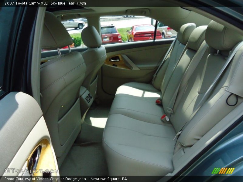 Sky Blue Pearl / Ash 2007 Toyota Camry XLE