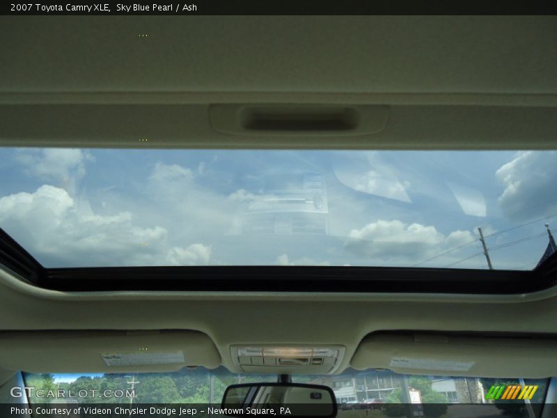 Sky Blue Pearl / Ash 2007 Toyota Camry XLE
