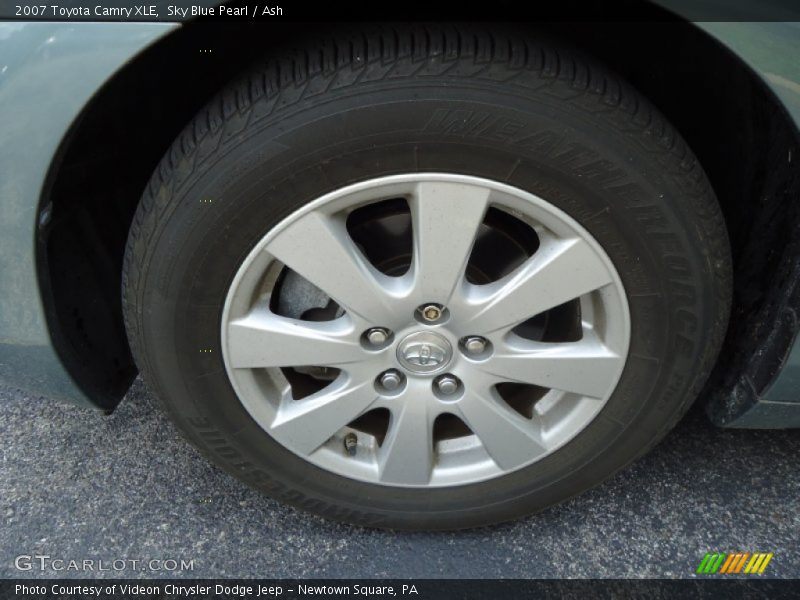 Sky Blue Pearl / Ash 2007 Toyota Camry XLE