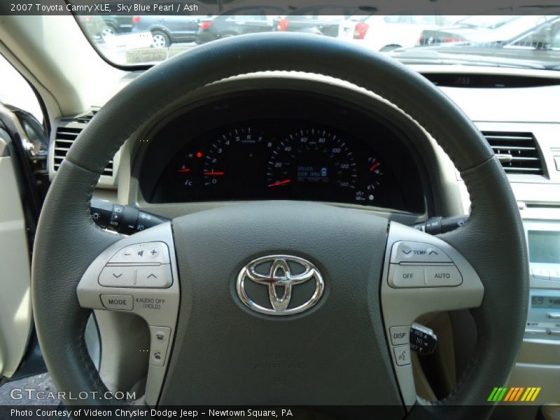 Sky Blue Pearl / Ash 2007 Toyota Camry XLE