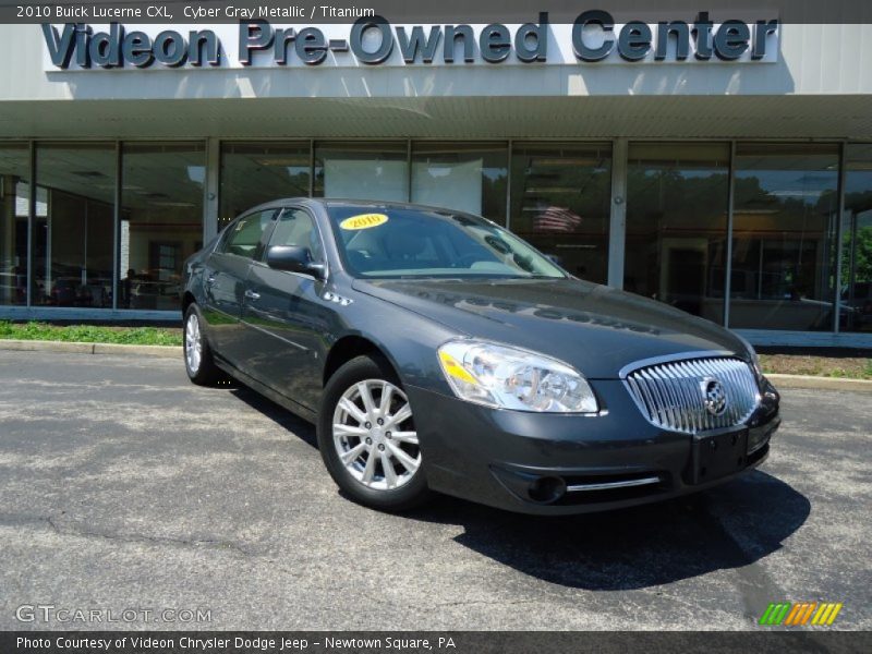 Cyber Gray Metallic / Titanium 2010 Buick Lucerne CXL