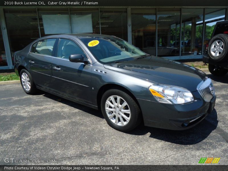 Cyber Gray Metallic / Titanium 2010 Buick Lucerne CXL