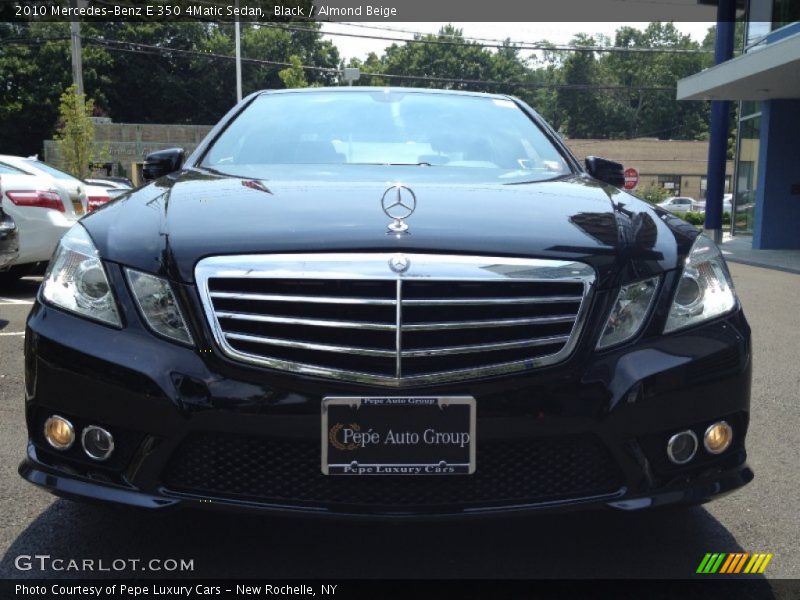 Black / Almond Beige 2010 Mercedes-Benz E 350 4Matic Sedan