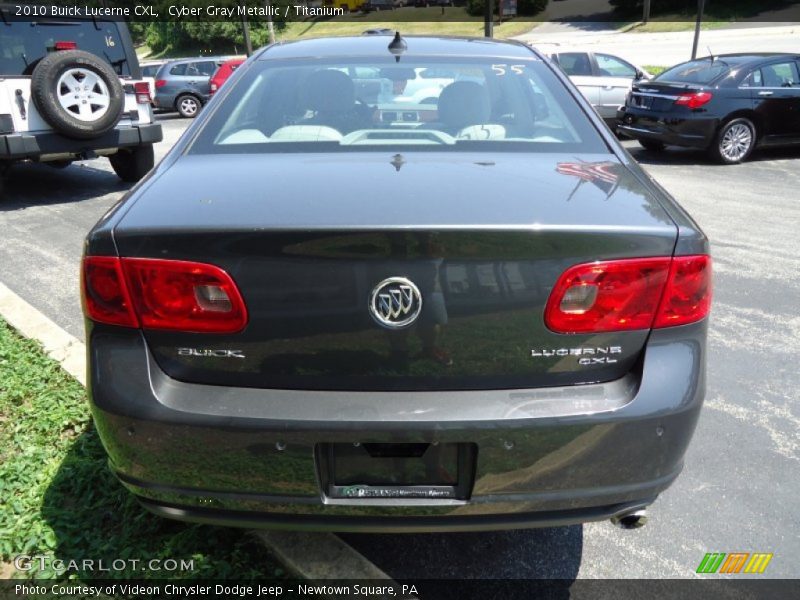 Cyber Gray Metallic / Titanium 2010 Buick Lucerne CXL