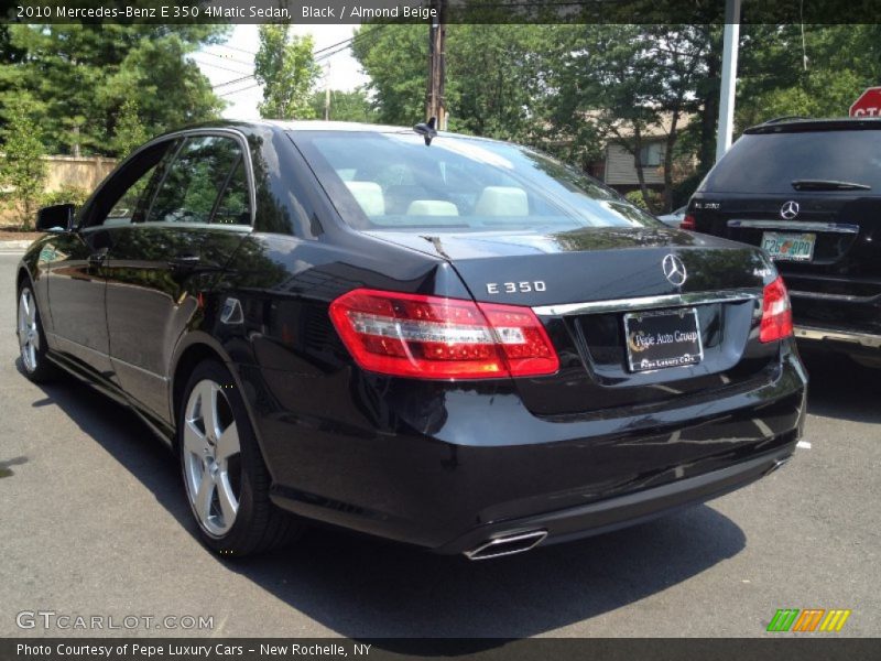 Black / Almond Beige 2010 Mercedes-Benz E 350 4Matic Sedan
