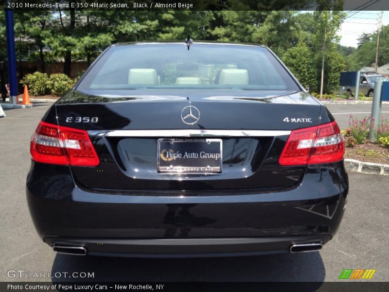 Black / Almond Beige 2010 Mercedes-Benz E 350 4Matic Sedan