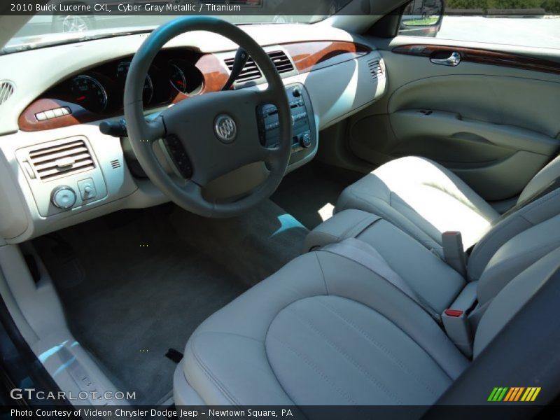 Cyber Gray Metallic / Titanium 2010 Buick Lucerne CXL