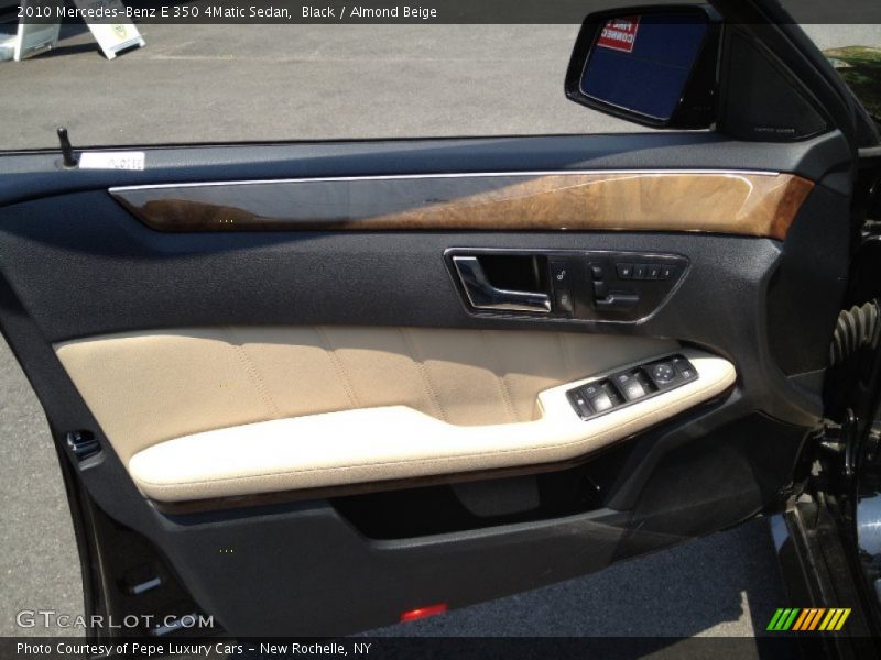 Black / Almond Beige 2010 Mercedes-Benz E 350 4Matic Sedan