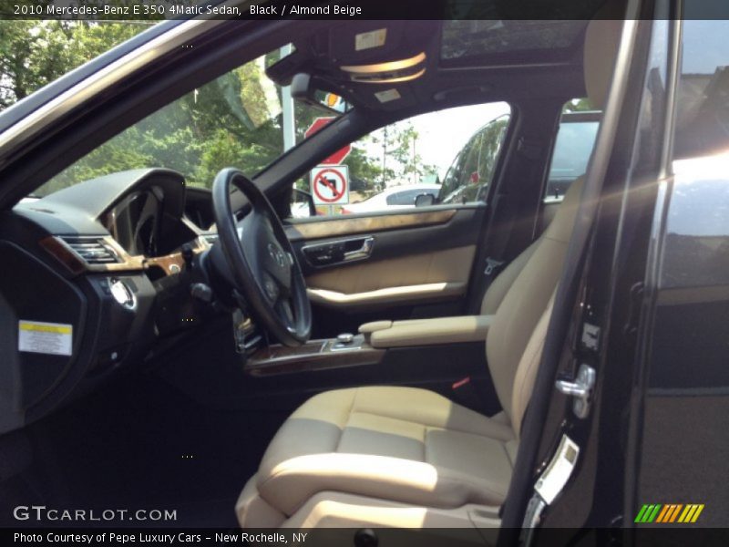 Black / Almond Beige 2010 Mercedes-Benz E 350 4Matic Sedan
