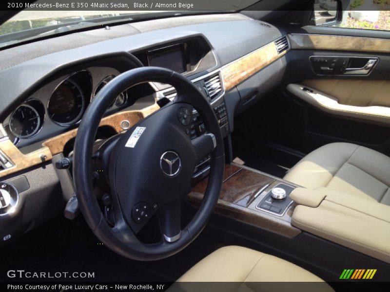 Black / Almond Beige 2010 Mercedes-Benz E 350 4Matic Sedan