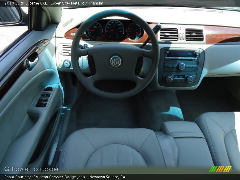 Cyber Gray Metallic / Titanium 2010 Buick Lucerne CXL
