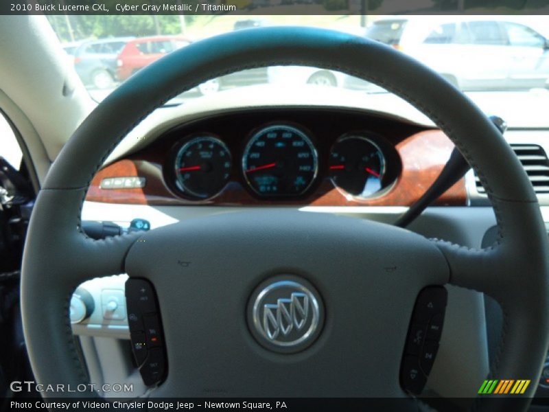 Cyber Gray Metallic / Titanium 2010 Buick Lucerne CXL