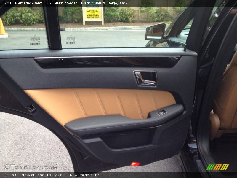 Black / Natural Beige/Black 2011 Mercedes-Benz E 350 4Matic Sedan