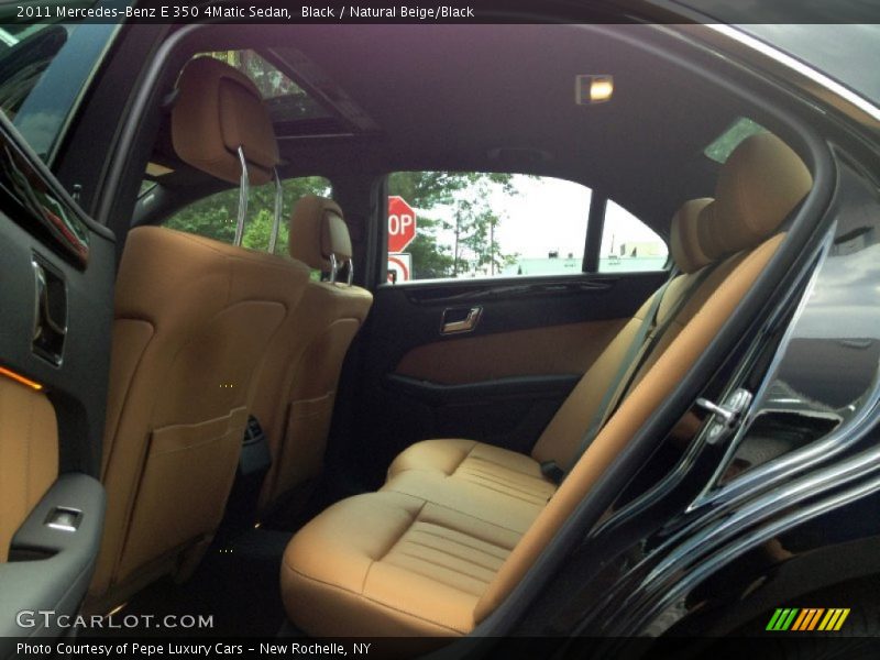 Black / Natural Beige/Black 2011 Mercedes-Benz E 350 4Matic Sedan