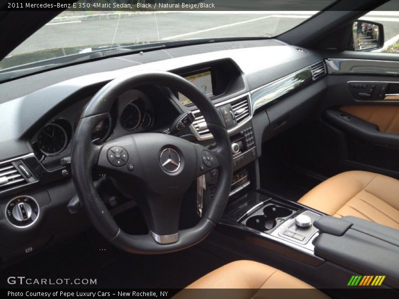 Black / Natural Beige/Black 2011 Mercedes-Benz E 350 4Matic Sedan