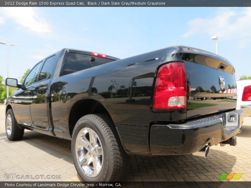 Black / Dark Slate Gray/Medium Graystone 2012 Dodge Ram 1500 Express Quad Cab